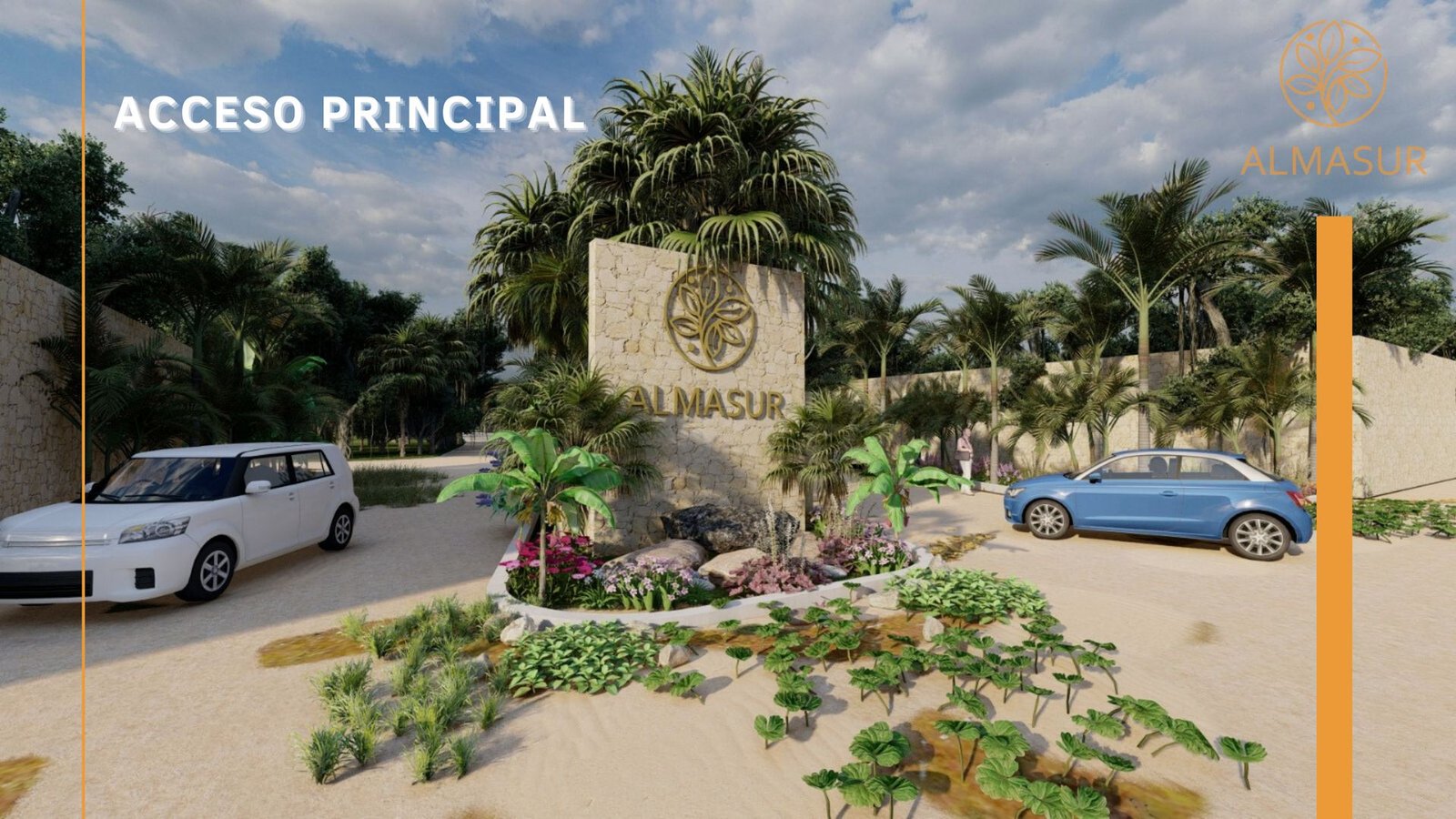 Acceso principal de ALMASUR
