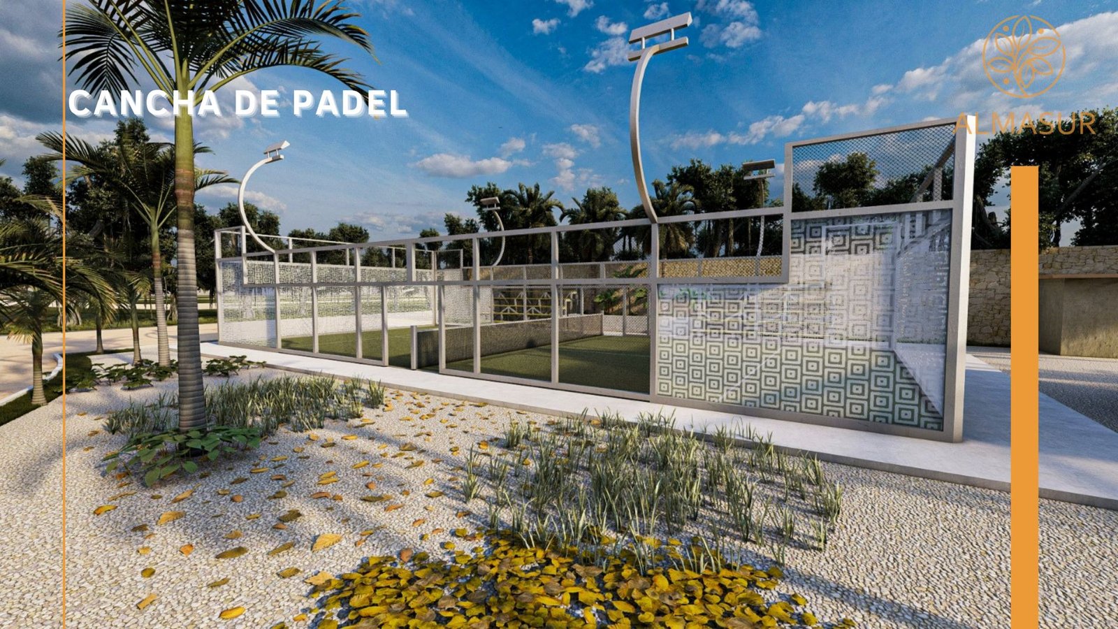 Cancha de pádel en ALMASUR